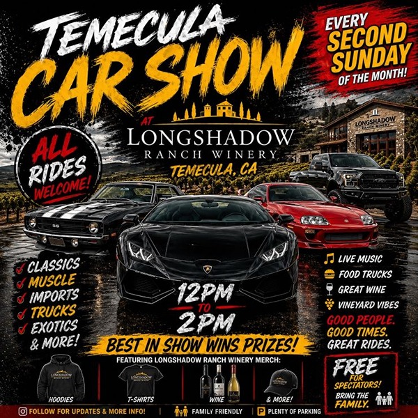 Temecula Car Show flyer 2026
